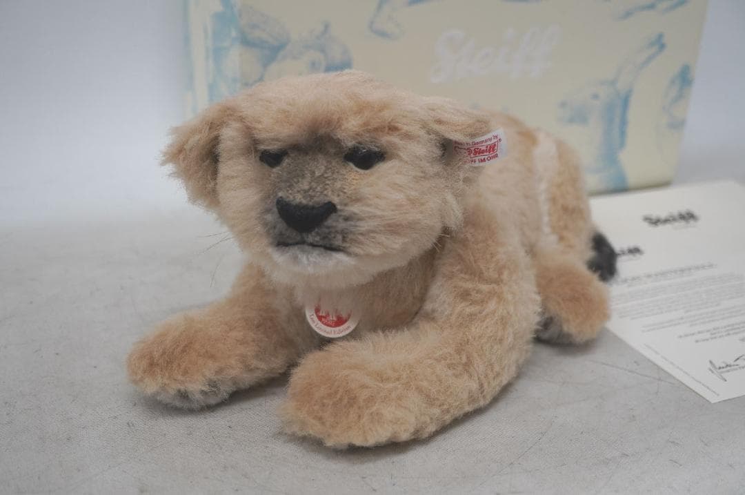 【M02-10】 Steiff シュタイフ レオ ライオン マスターピース