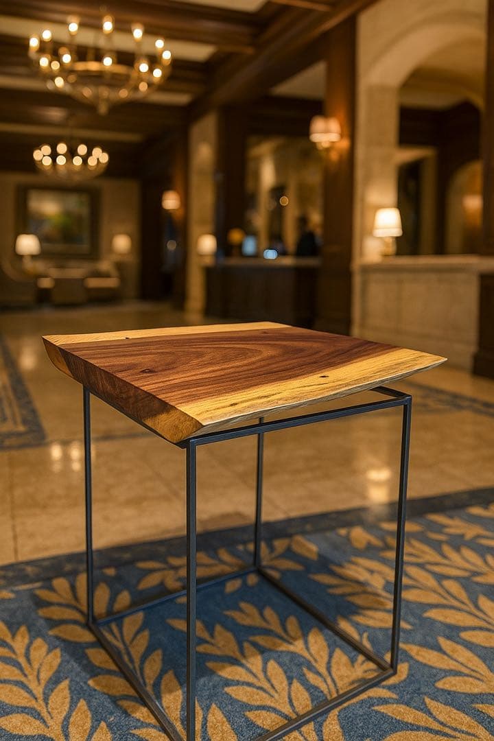 【送料無料】モンキーポッド　一枚板　無垢材　コーヒーテーブル　ソファーテーブル