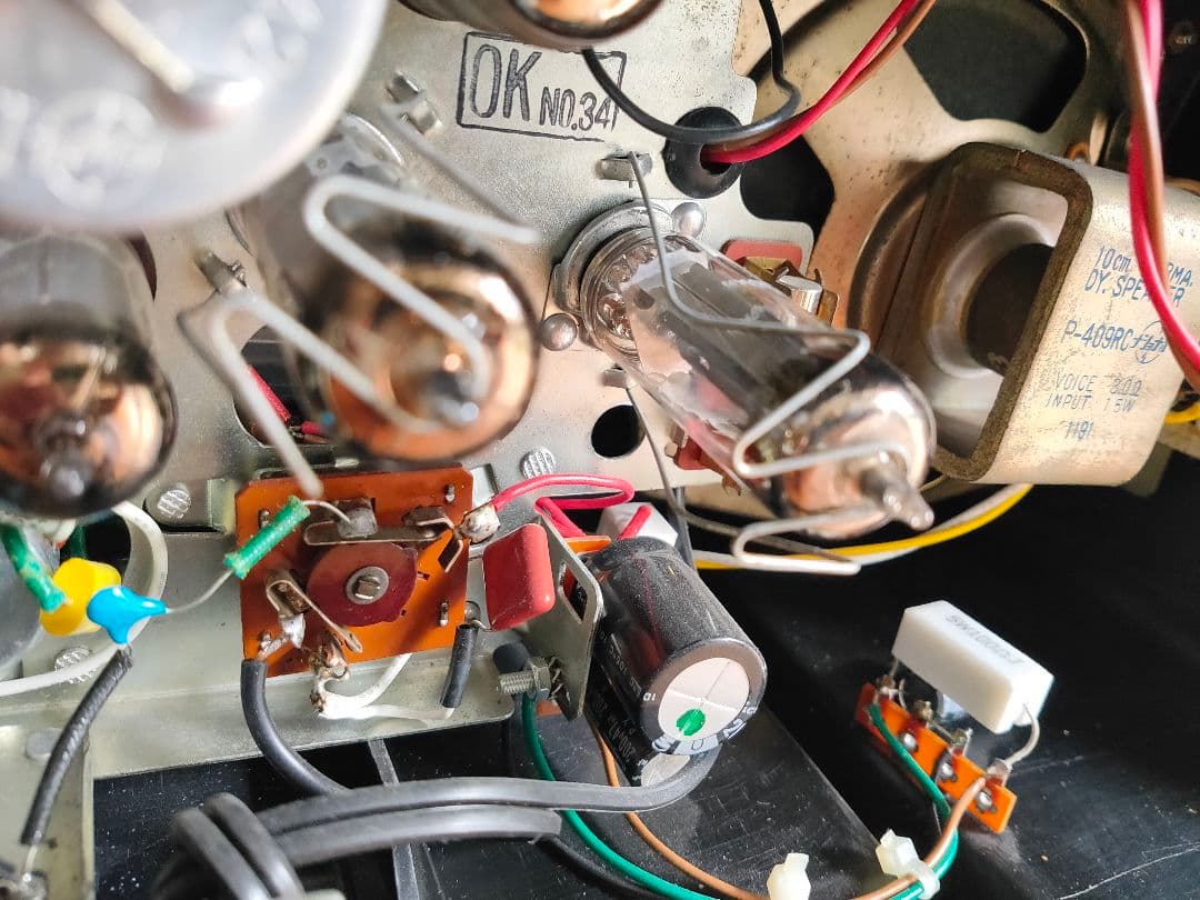 ナショナル 真空管ラジオ　Bluetooth接続