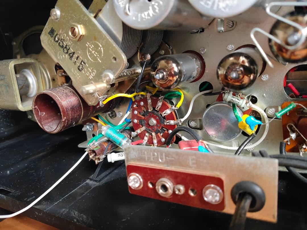 ナショナル 真空管ラジオ　Bluetooth接続