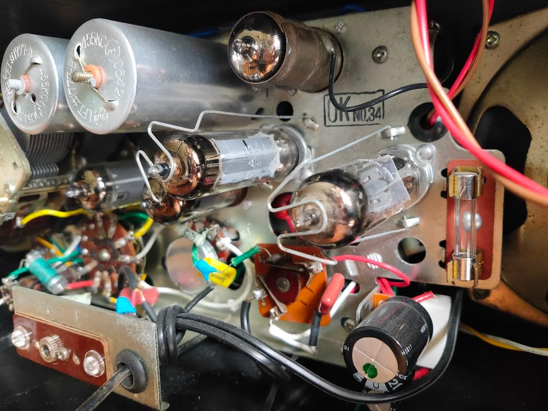 ナショナル 真空管ラジオ　Bluetooth接続