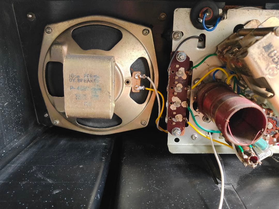 ナショナル 真空管ラジオ　Bluetooth接続