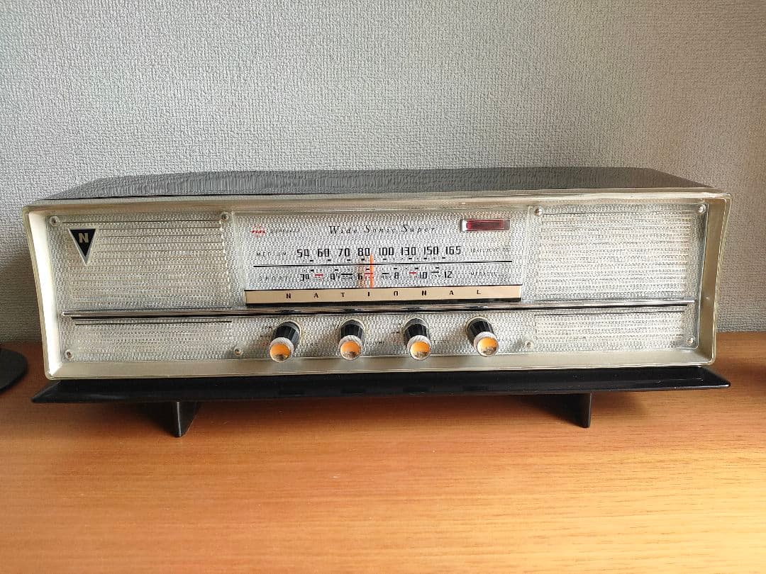 ナショナル 真空管ラジオ　Bluetooth接続