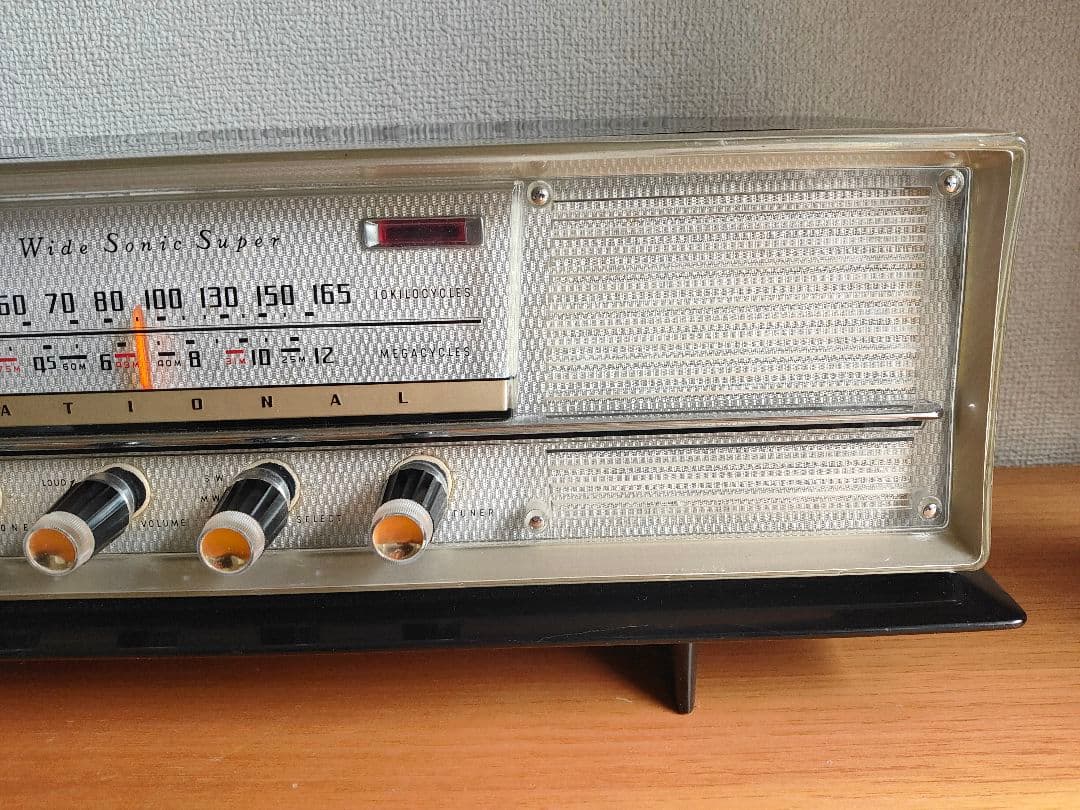 ナショナル 真空管ラジオ　Bluetooth接続