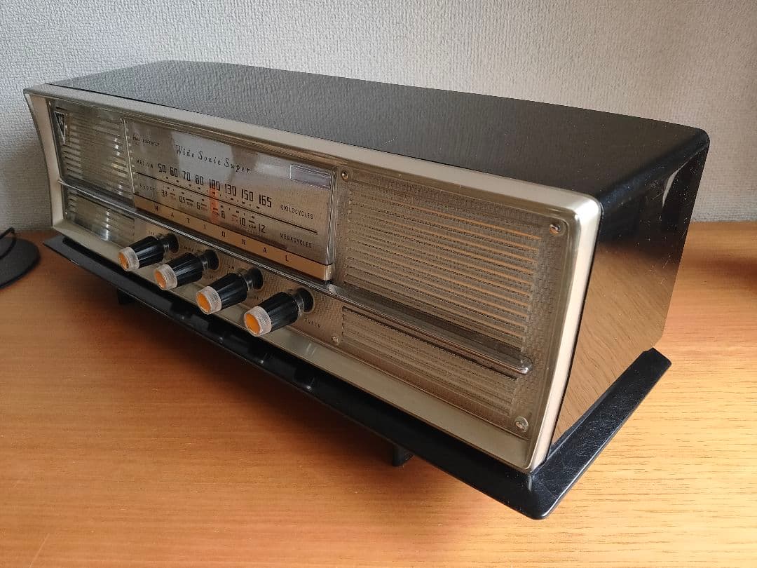 ナショナル 真空管ラジオ　Bluetooth接続