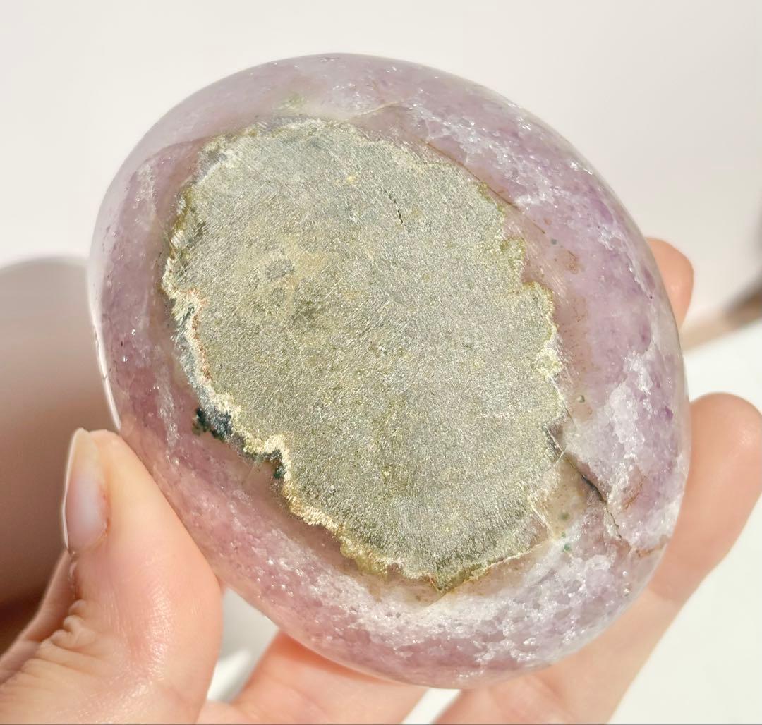 《✰高品質✰二回結晶》ドゥルージー　アメジスト　クラスター　台座付き