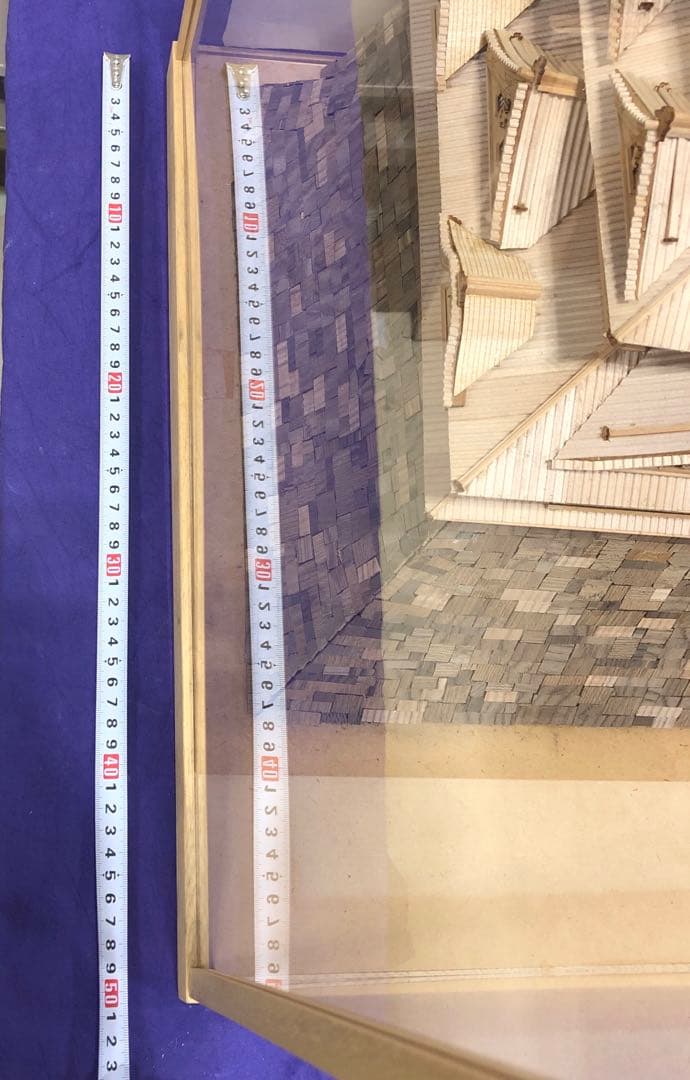 ウッディジョー 1/150 岡山城 木製建築模型　引取り限定