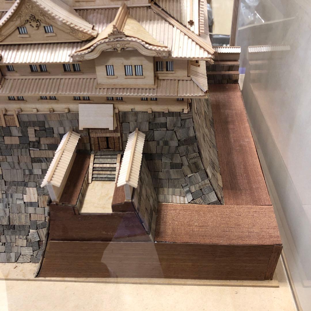 ウッディジョー 1/150 岡山城 木製建築模型　引取り限定