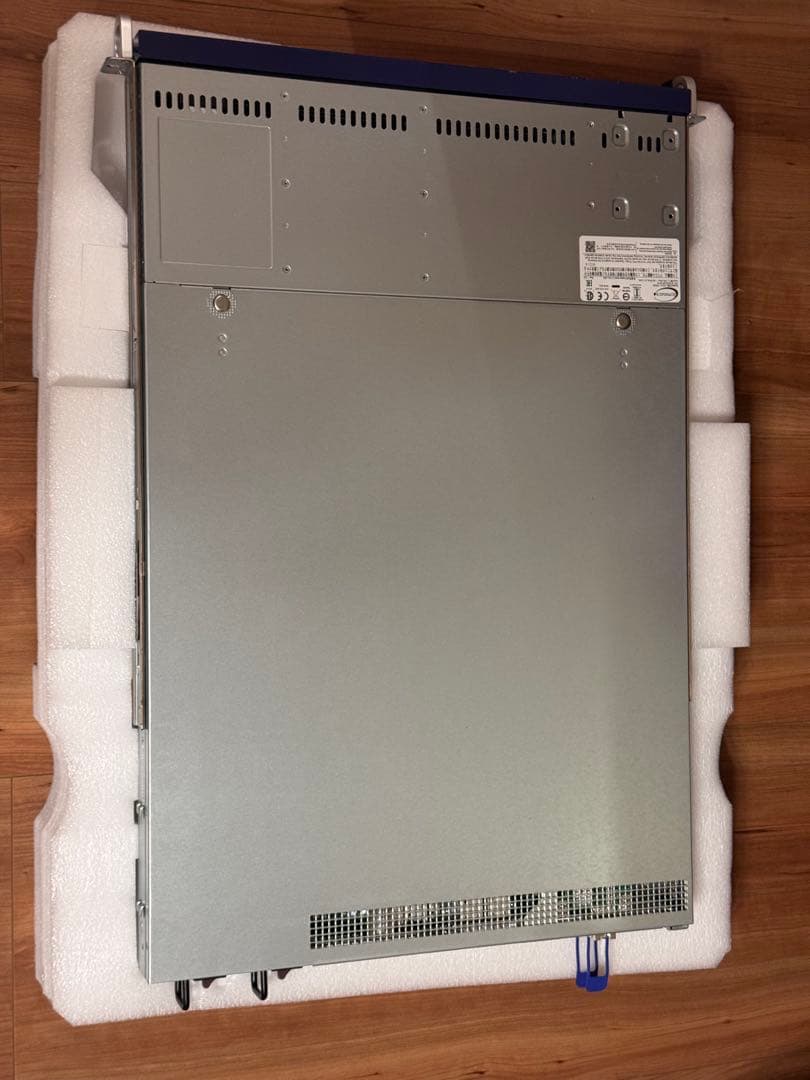 超軽量サーバー 1Uラックマウント 48GBメモリ