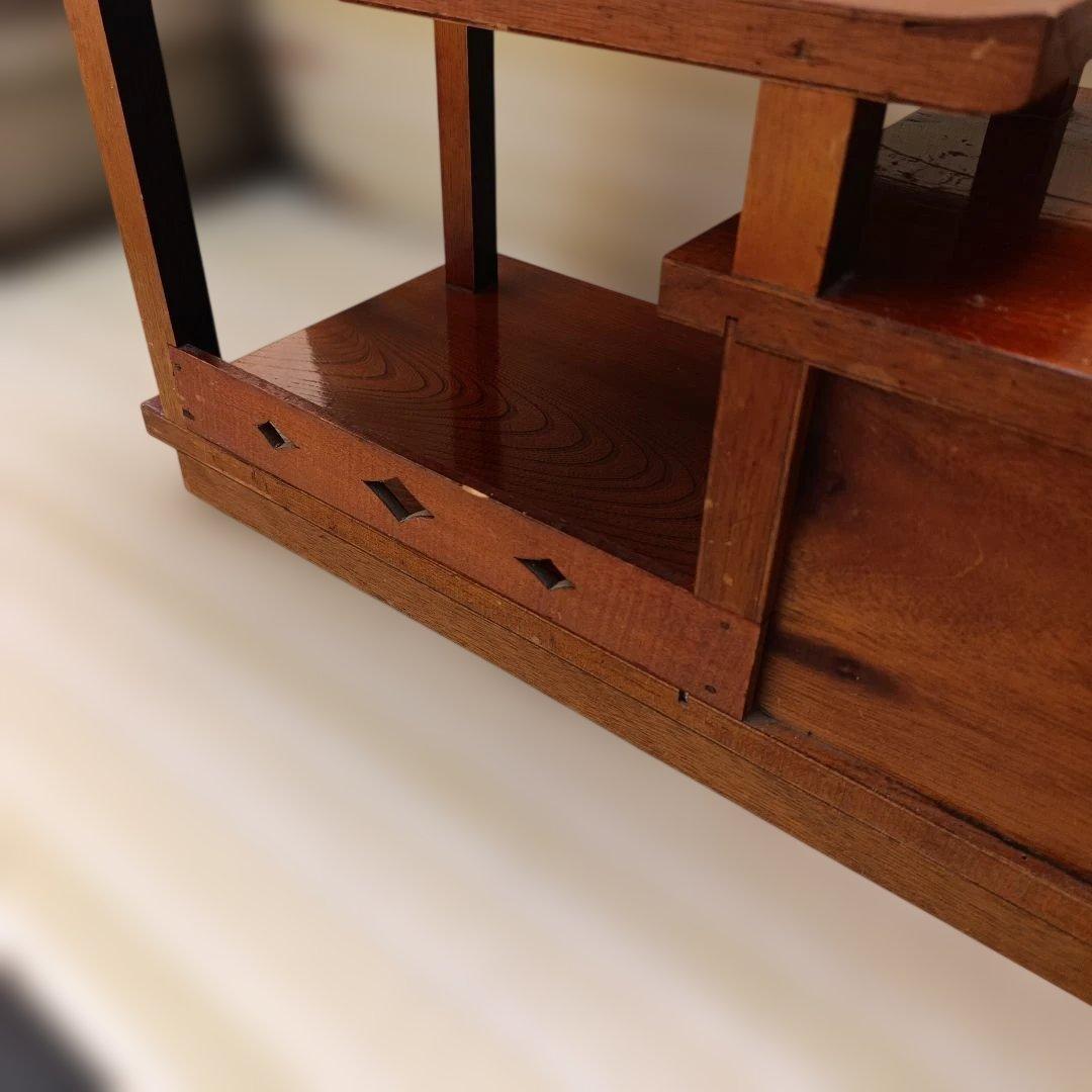 和風の 置き床、飾り棚 多機能のラック、 昭和レトロ