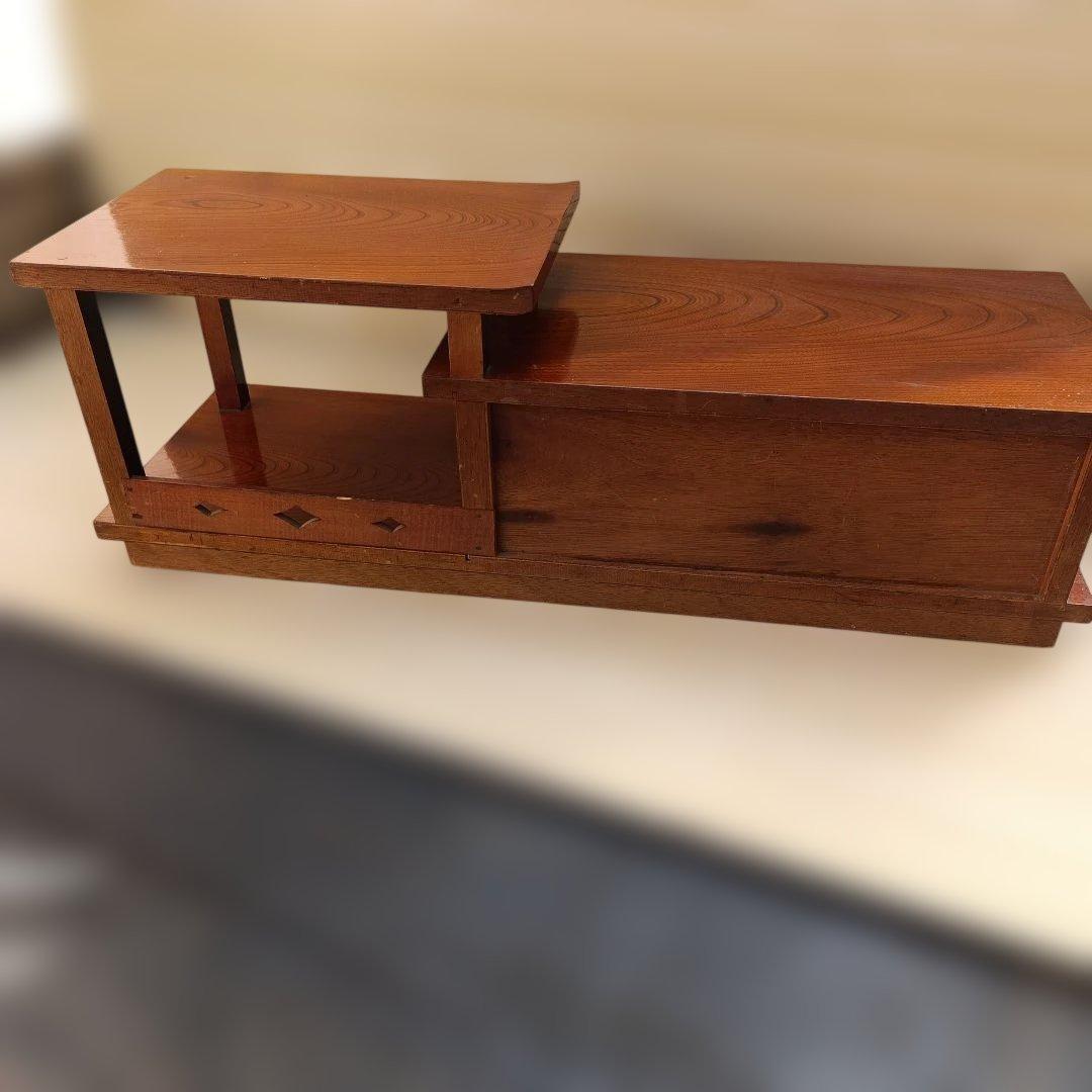 和風の 置き床、飾り棚 多機能のラック、 昭和レトロ