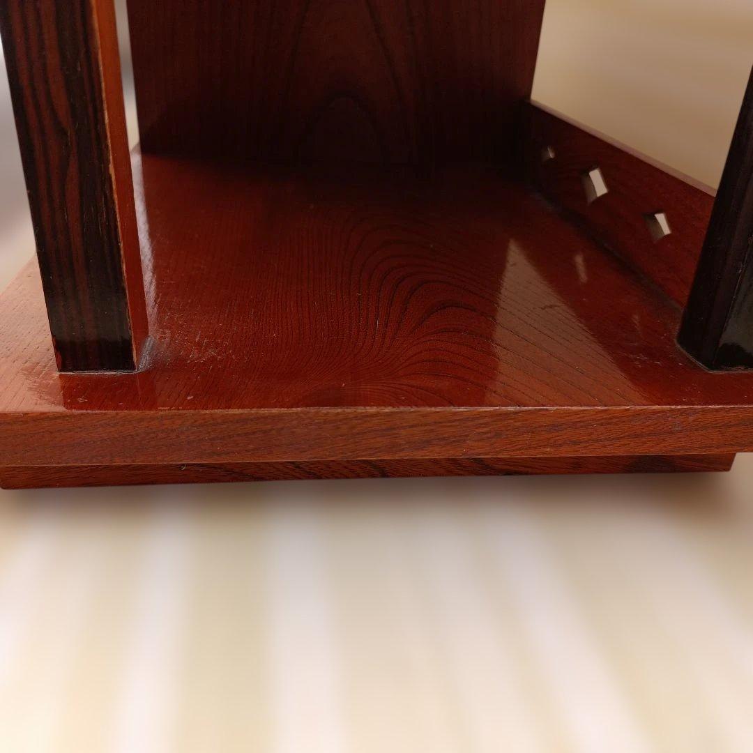 和風の 置き床、飾り棚 多機能のラック、 昭和レトロ