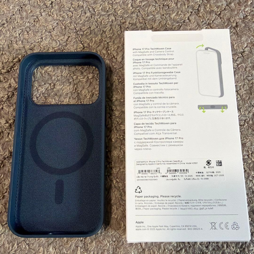 iPhone 17 Pro TechWovenケース ダークブルー