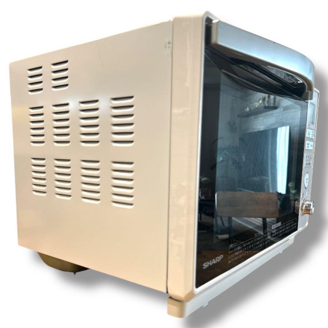 美品 シャープ オーブンレンジ RE-V80B-W（2018年製）