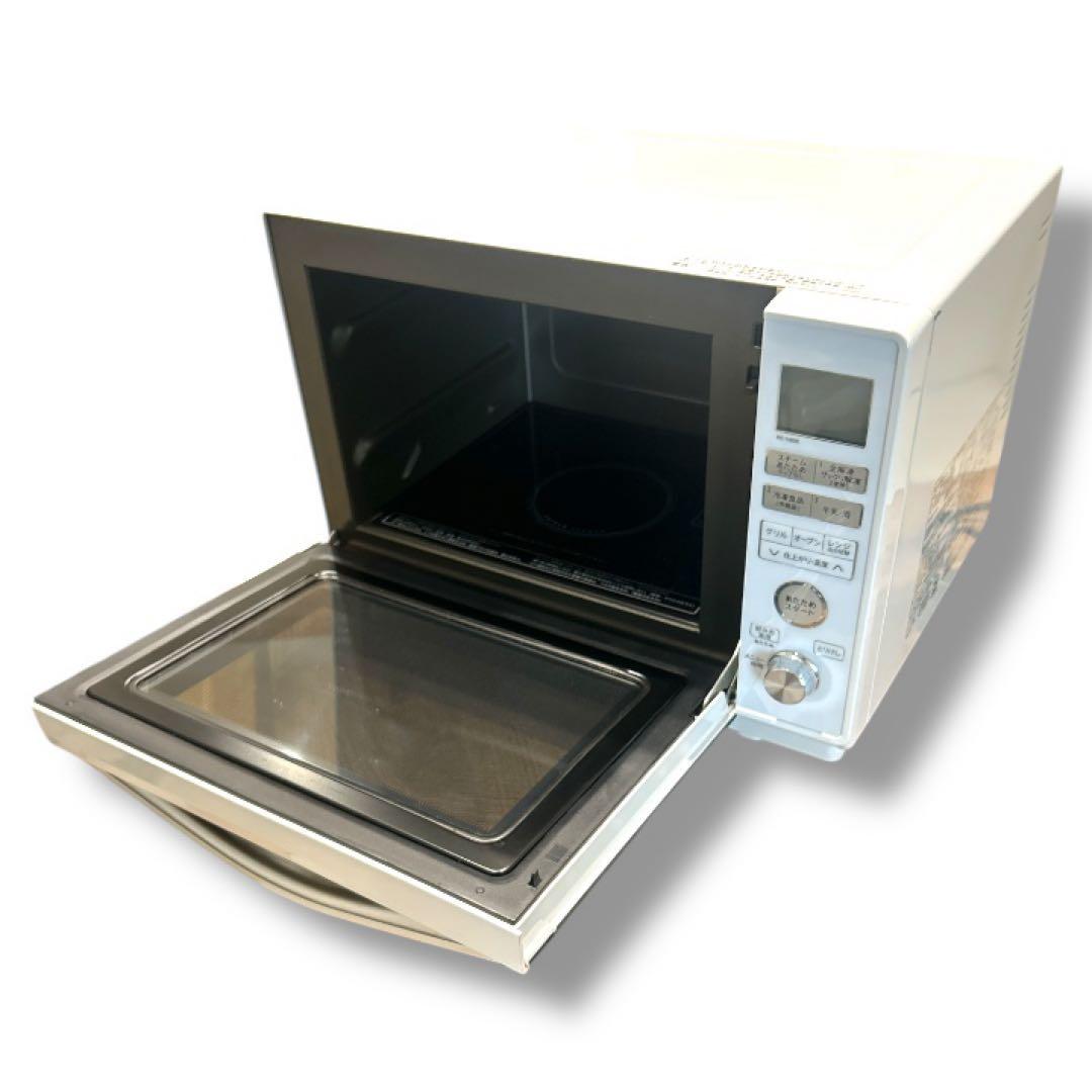 美品 シャープ オーブンレンジ RE-V80B-W（2018年製）
