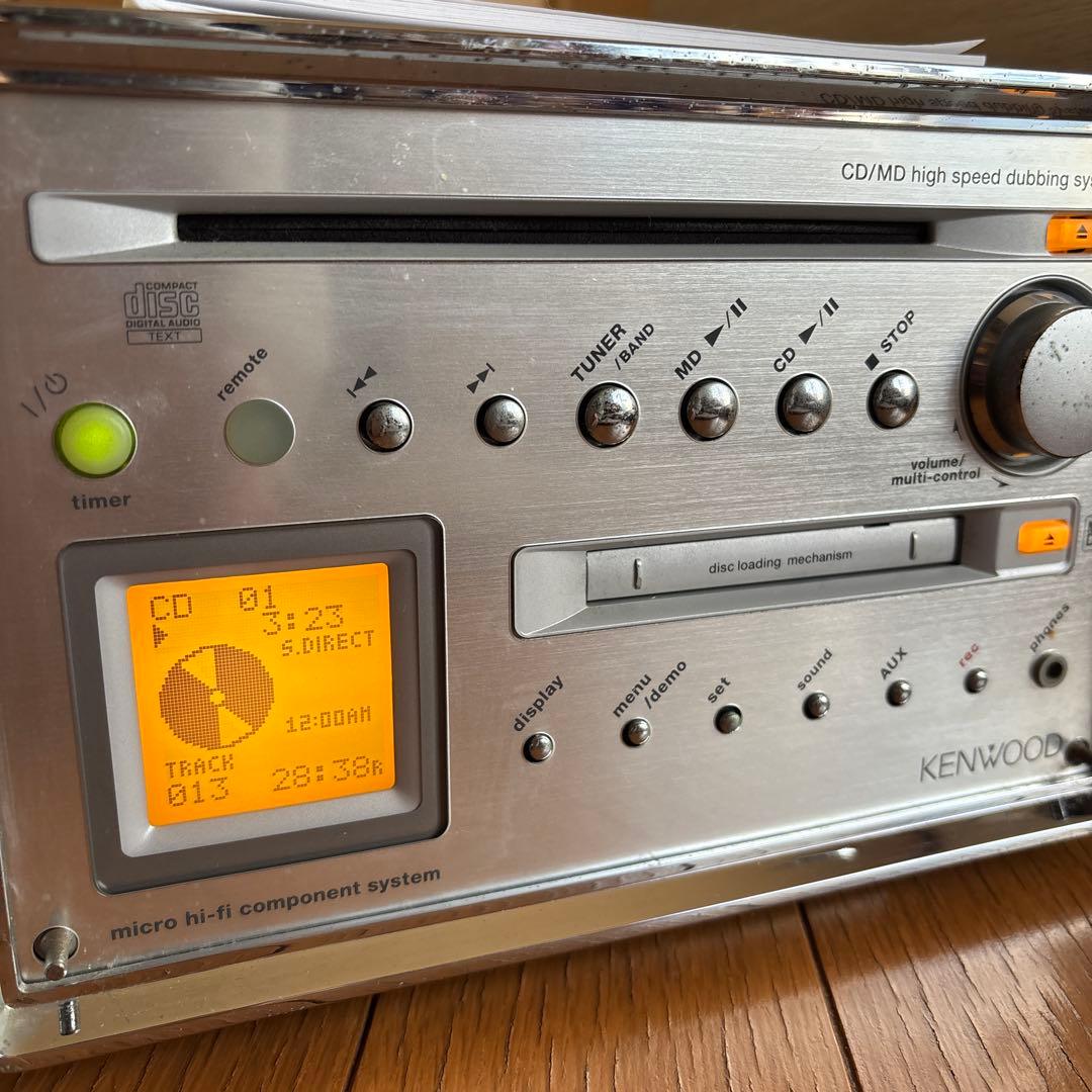 KENWOOD AVINO CD・MDコンポ VH-5MD