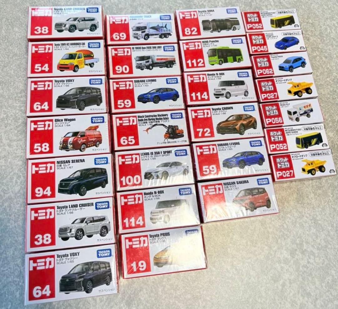 新品　お得　トミカ20台＋ポケットトミカ7台 トミカまとめ売り