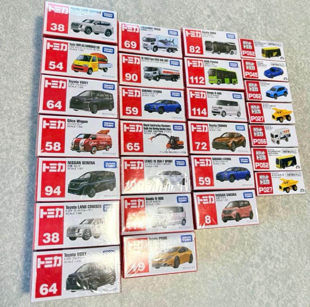 新品　お得　トミカ20台＋ポケットトミカ7台 トミカまとめ売り