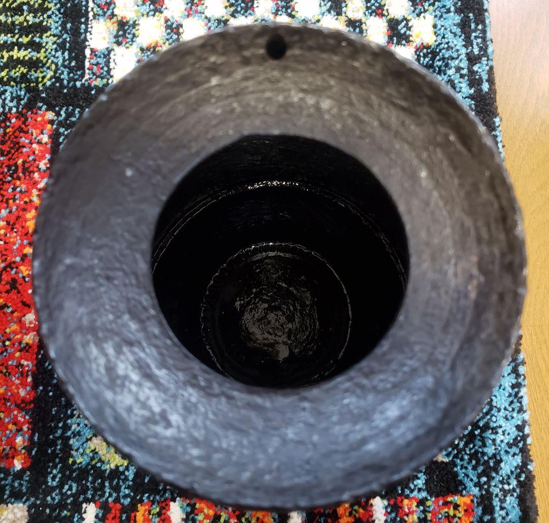 南部鉄器　春雨　花瓶　未使用品