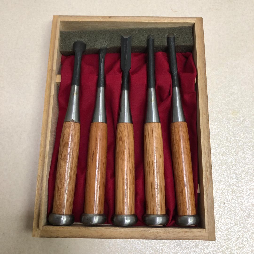 彫清 彫刻小道具 5本組 鑿 ノミ のみ