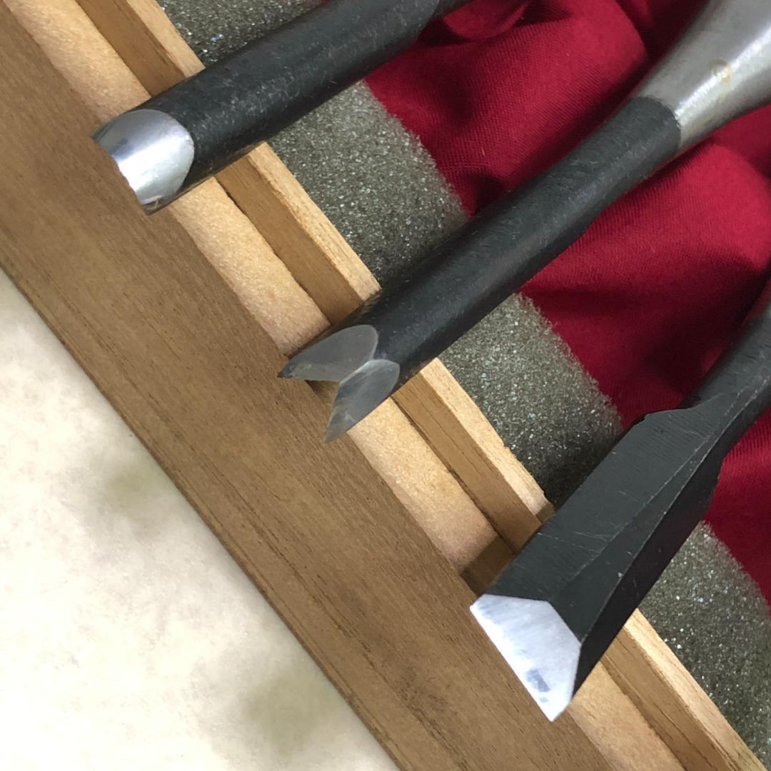 彫清 彫刻小道具 5本組 鑿 ノミ のみ