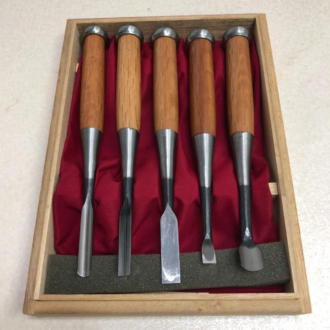 彫清 彫刻小道具 5本組 鑿 ノミ のみ