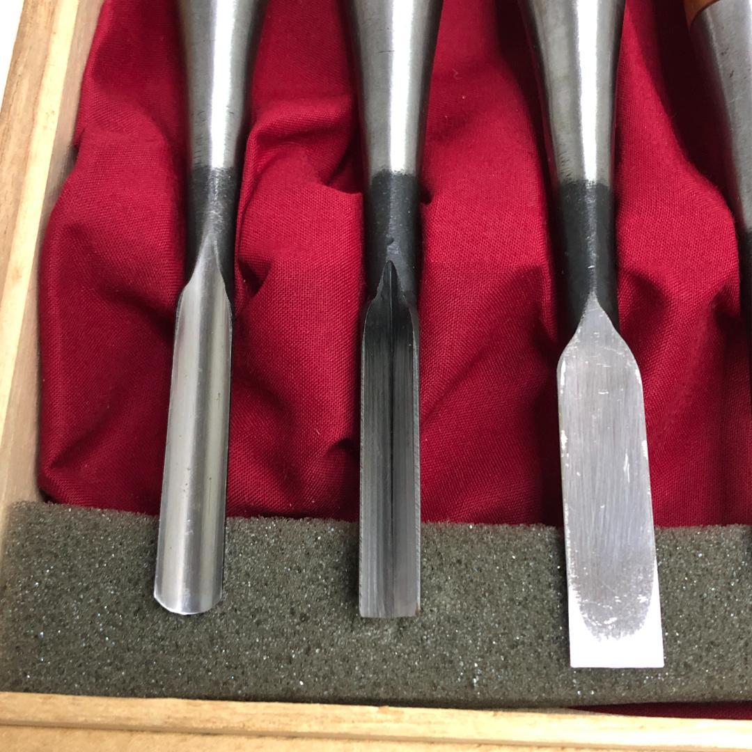 彫清 彫刻小道具 5本組 鑿 ノミ のみ