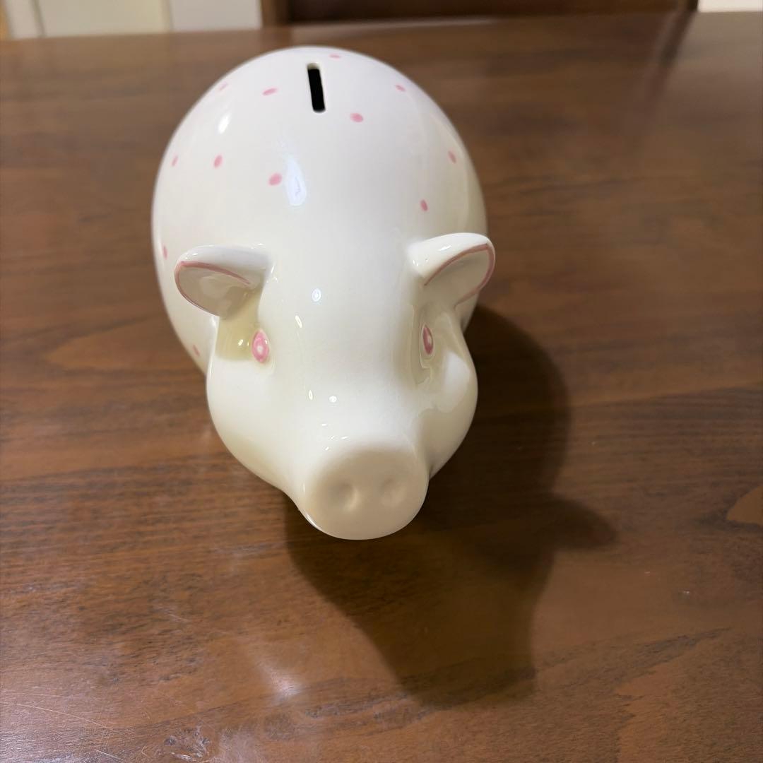 ティファニー　陶器　貯金箱　pig