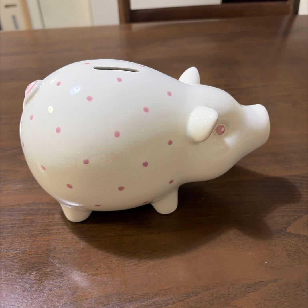 ティファニー　陶器　貯金箱　pig