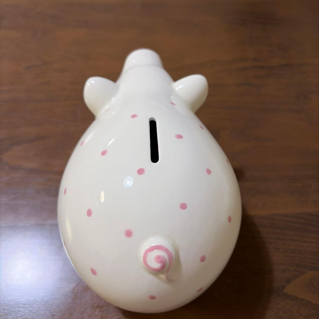 ティファニー　陶器　貯金箱　pig