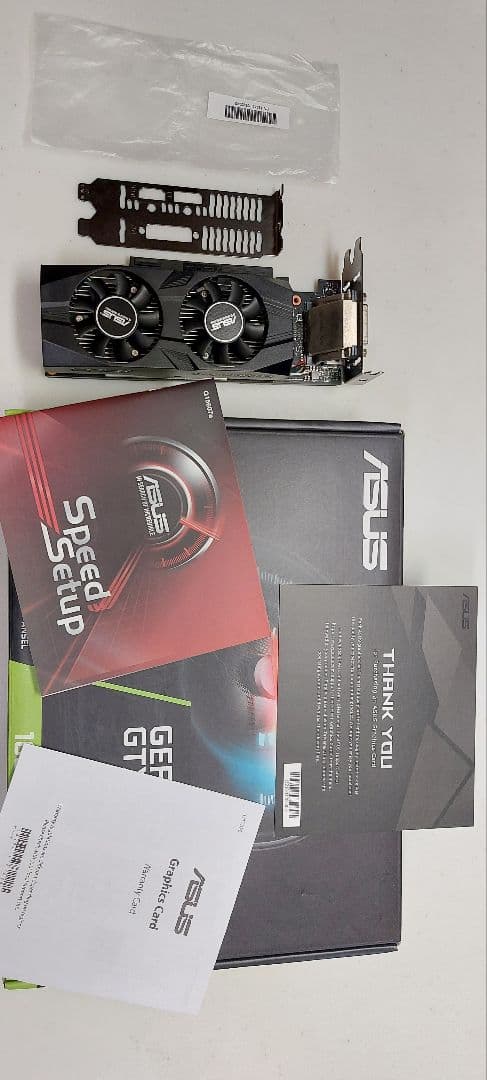 ASUS GTX1650LP GDDR5 補助電源不要 動作確認済み 即購入OK