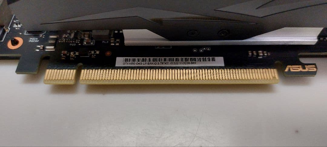 ASUS GTX1650LP GDDR5 補助電源不要 動作確認済み 即購入OK