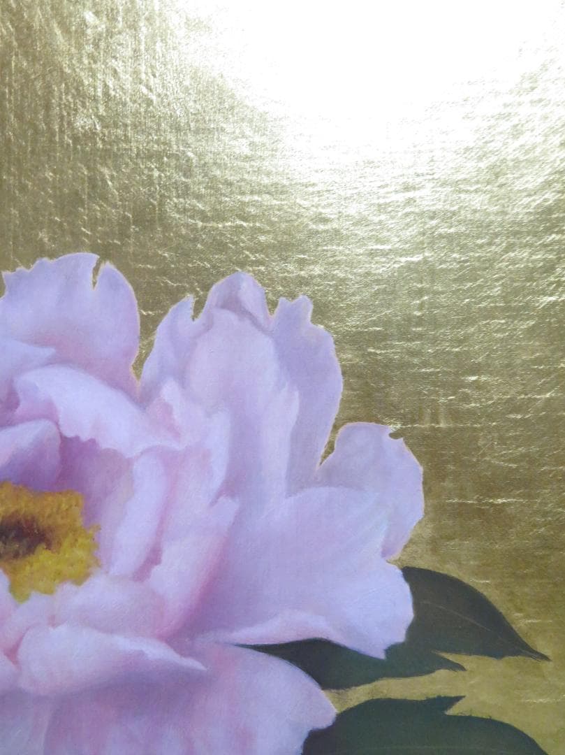 ◆　黒田悦子　「華」　油彩　F4号　文部大臣賞　大調和会運営委員　◆