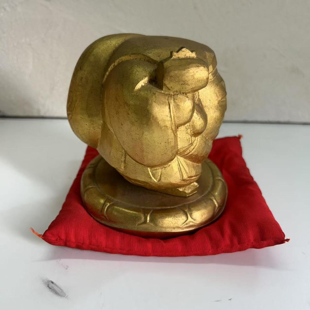 平櫛田中 ブロンズ「福麗大黒天尊像」/共箱 人間国宝