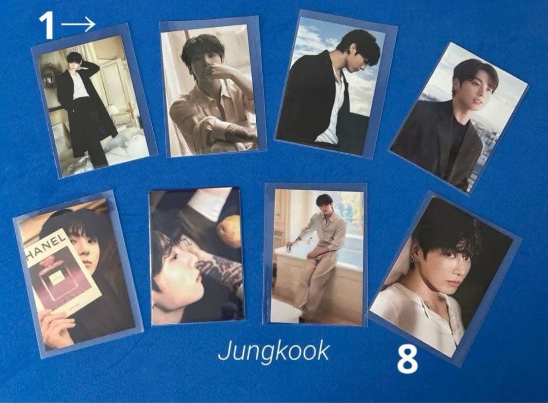 BTS Jungkook ケース・ハート型アクリルフォトブロック