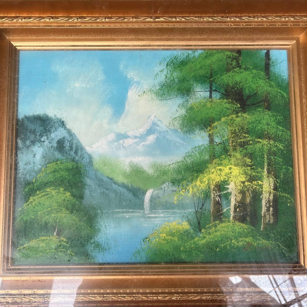 額縁 油彩飾り額 風景画