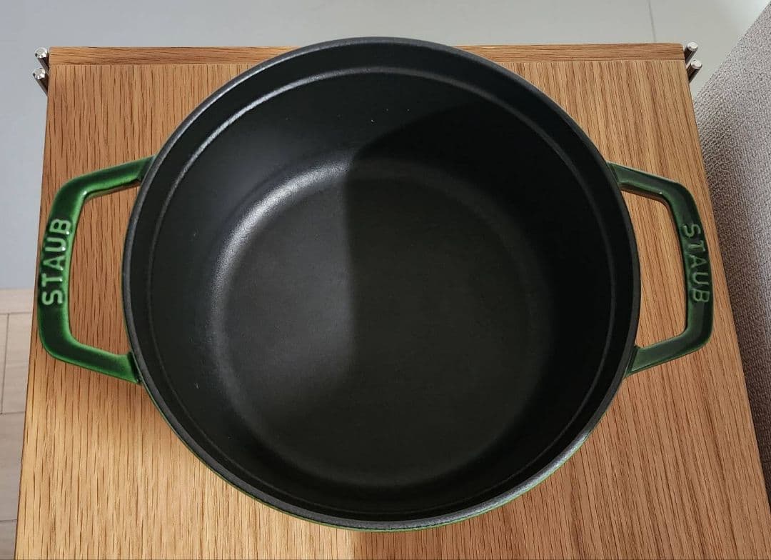 Staub　ピコココット　ラウンド　22cm　バジル
