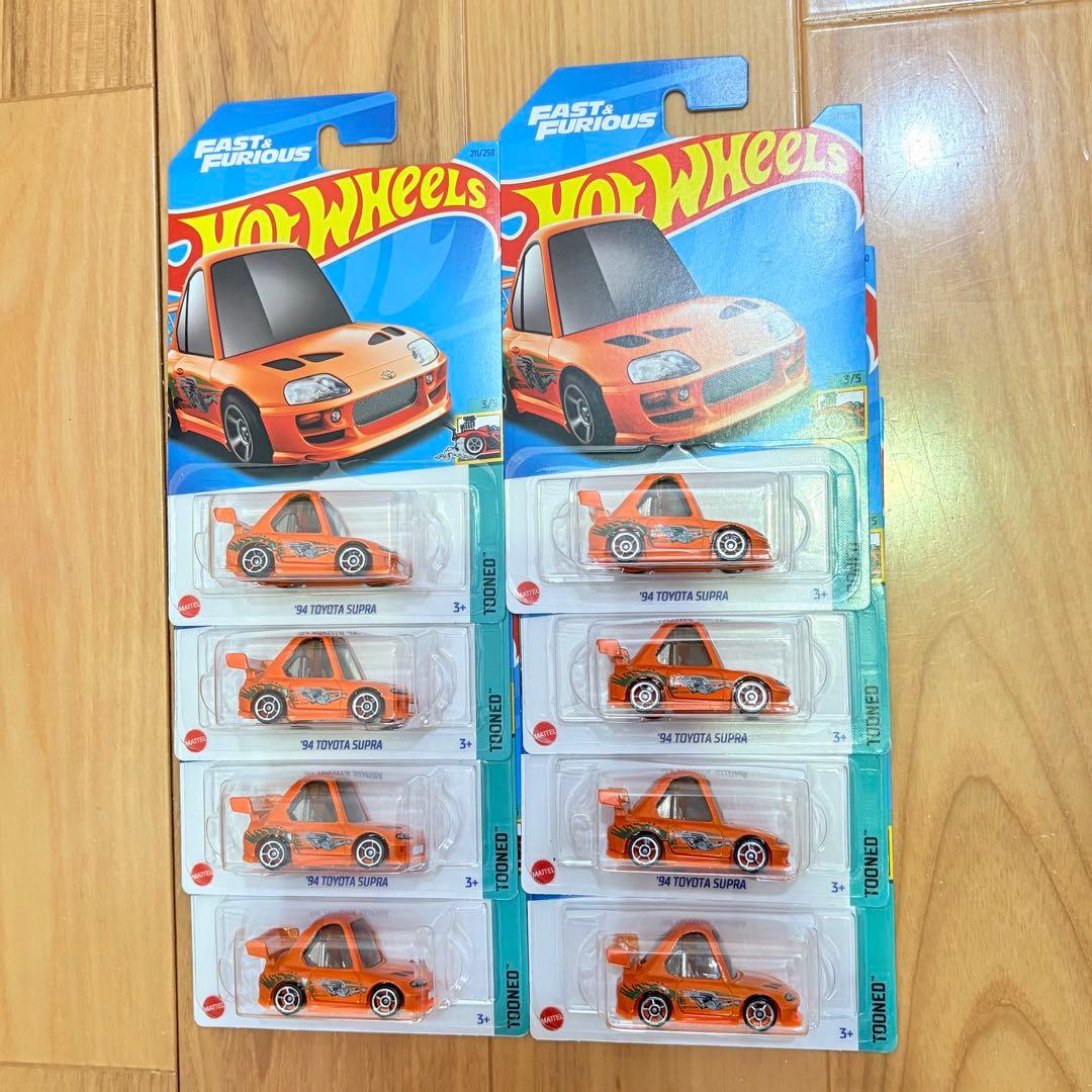94 TOYOTA SUPRA TOONED ホットウィール ワイルドスピード