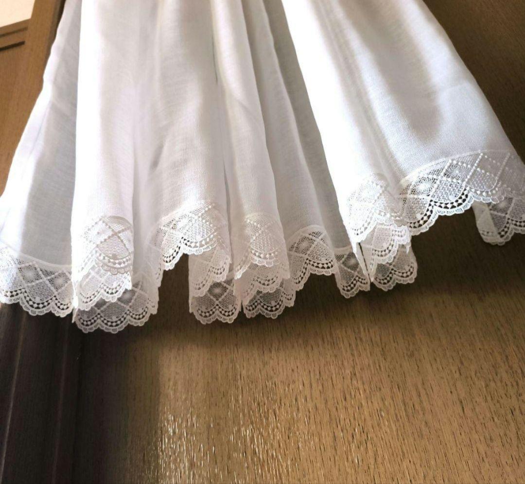 カフェカーテン【HAPPY LIFE☺︎様オーダー品　ナチュラルレース】