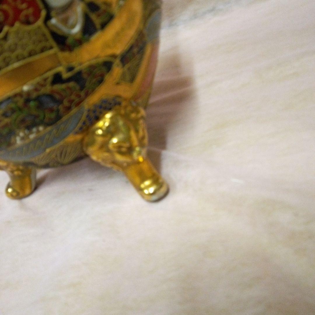 京薩摩　錦光山　錦光山宗兵衛 香枦　骨董品　古美術　古道具　京都粟田焼