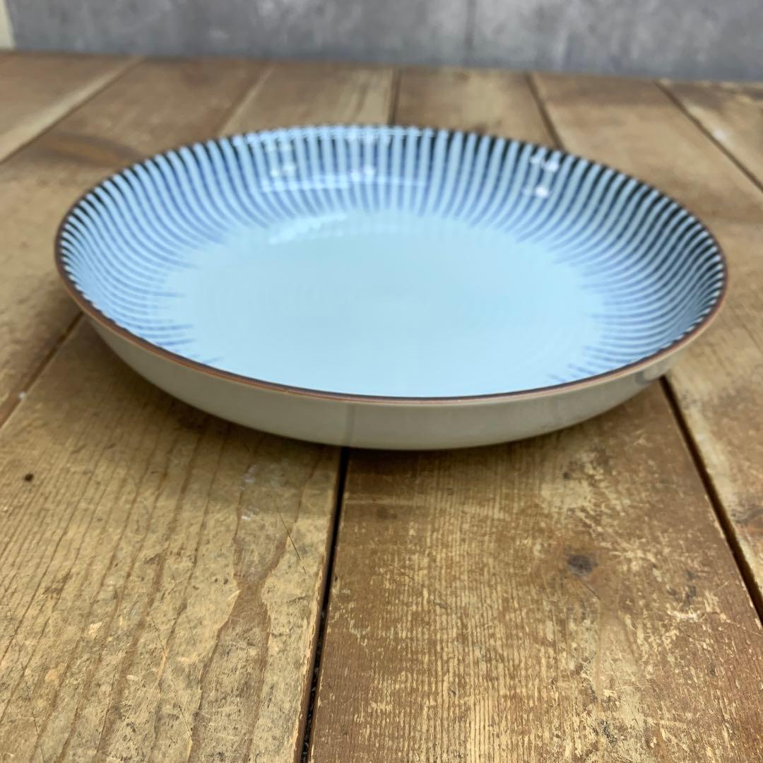 D-4 【美品】たち吉 小皿 5枚セット 十草模様 和食器 銘々皿 創作陶器 箱