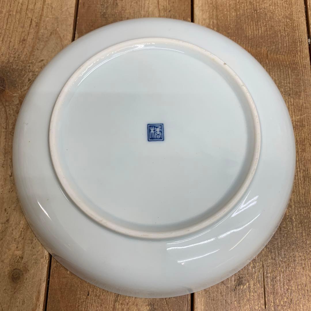 D-4 【美品】たち吉 小皿 5枚セット 十草模様 和食器 銘々皿 創作陶器 箱