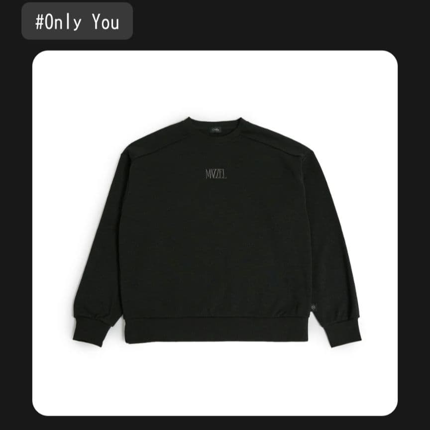 MAZZEL only you スウェットOver 未着用　新品