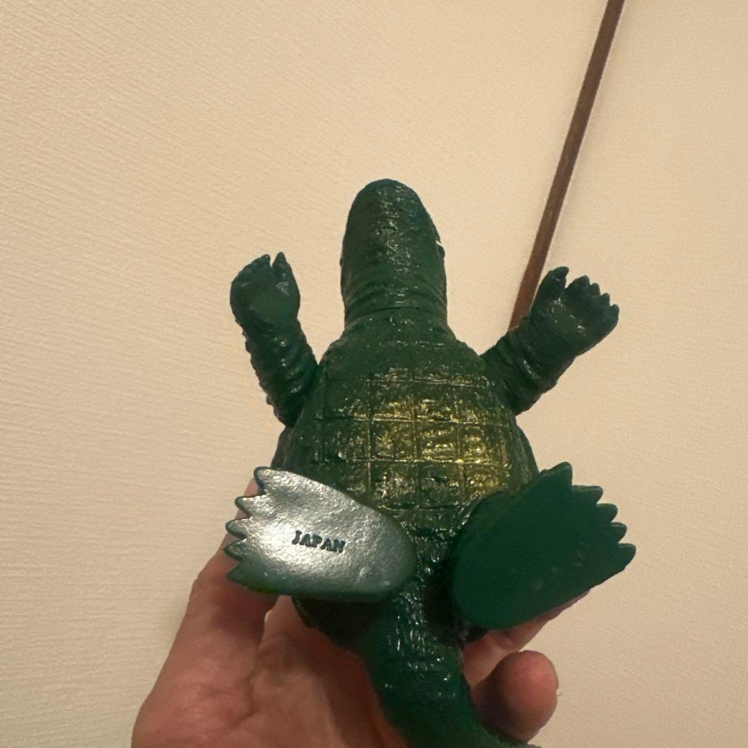 【昭和当時物・希少】ガメラ ソフビ フィギュア 大映刻印あり 全長約22cm