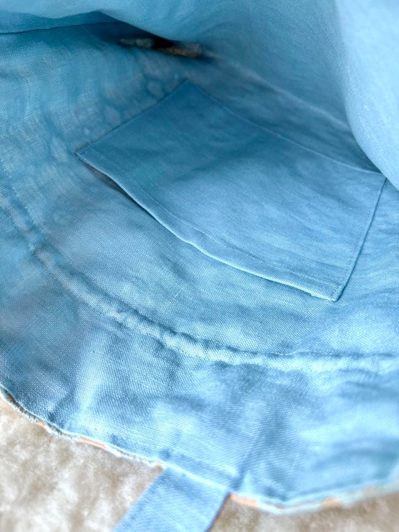 ミナペルホネン生地使用 ✳︎ anemone巾着バッグ