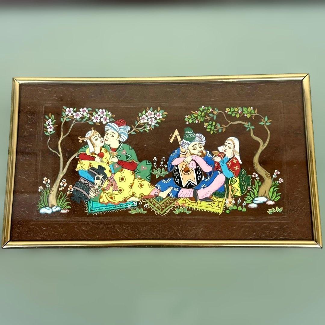 バホディル・ジャラロフ　ウズベキスタン　オシクラル（恋人たち）　テンペラ画