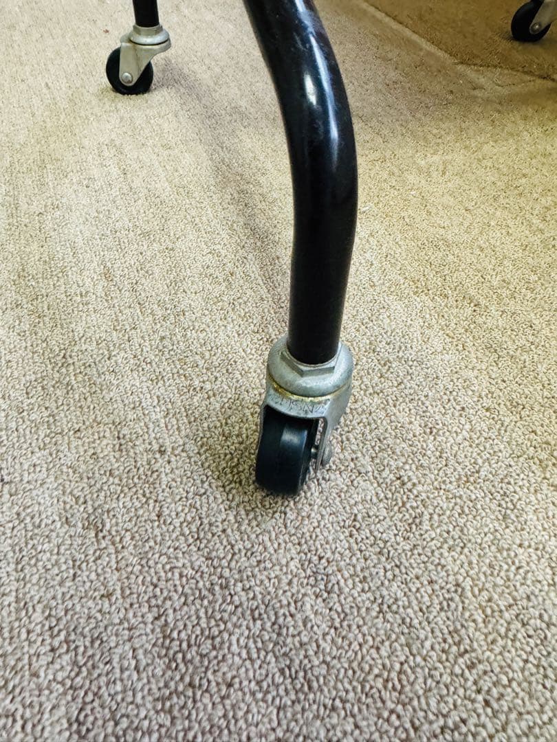 昭和レトロ アンティーク カガミ　全身鏡 サンミラー 化粧鏡 姿見 キャリー付き