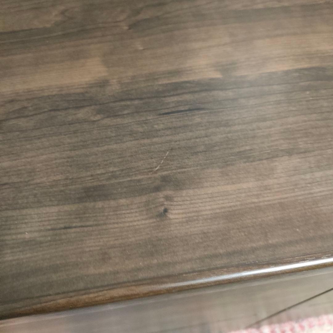 【ゴン】LOWYA サイドボード ダークブラウン6枚扉プッシュオープン式