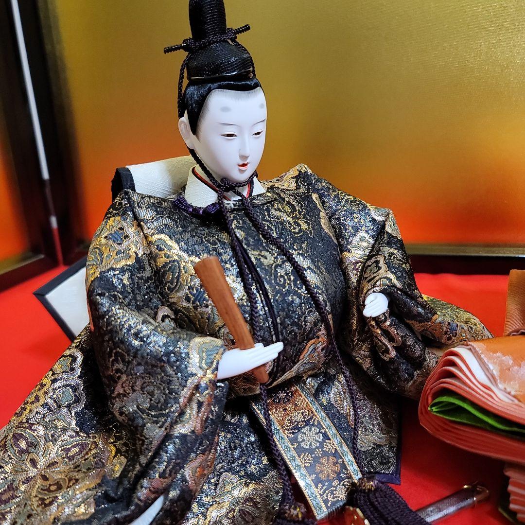 美品 久月雛人形 泰山作十番親王飾り(人形 親王台)