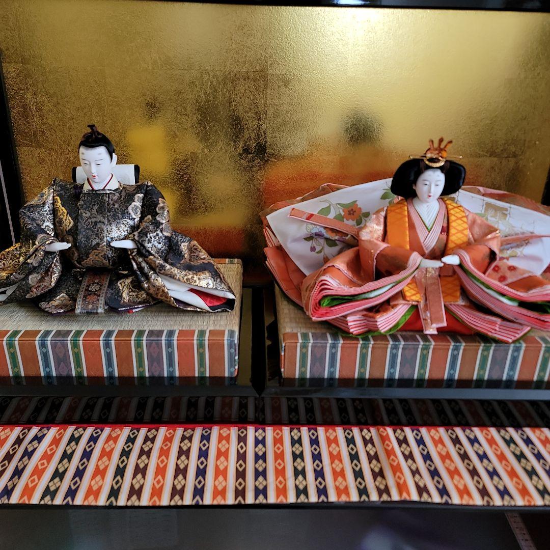 美品 久月雛人形 泰山作十番親王飾り(人形 親王台)